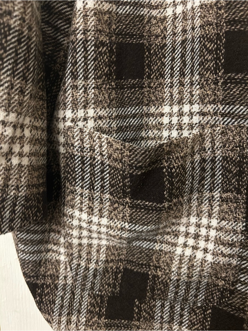 Treasure & Bond Nordstrom brown blazer 2x plus size dark academia plaid - Picture 4 of 6